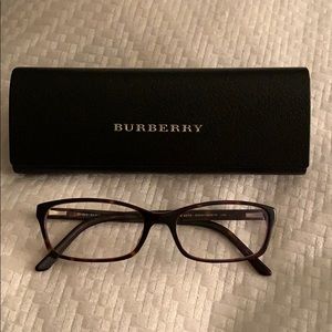 Burberry womens glasses.  Light weight frame.